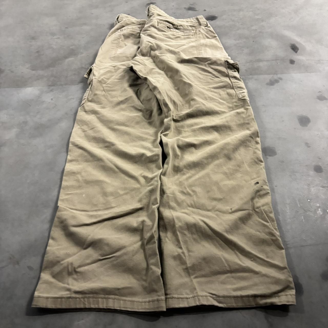 Vintage Crazy Vintage Y2K/2000s Grunge Khaki Tan Streetwear Cargo Pants! 32x30 Size US 32 / EU 48 - 4 Thumbnail