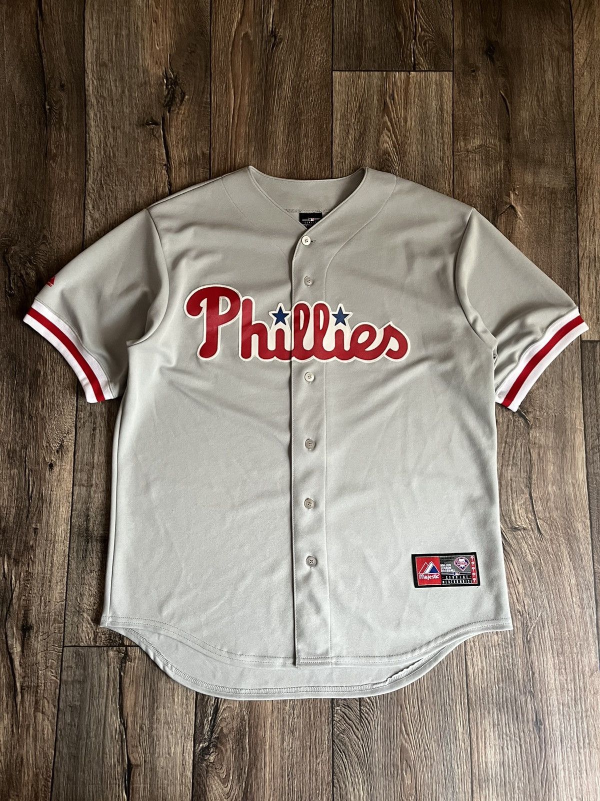 Vintage Majestic Philadelphia Phillies MLB Baseball Jersey