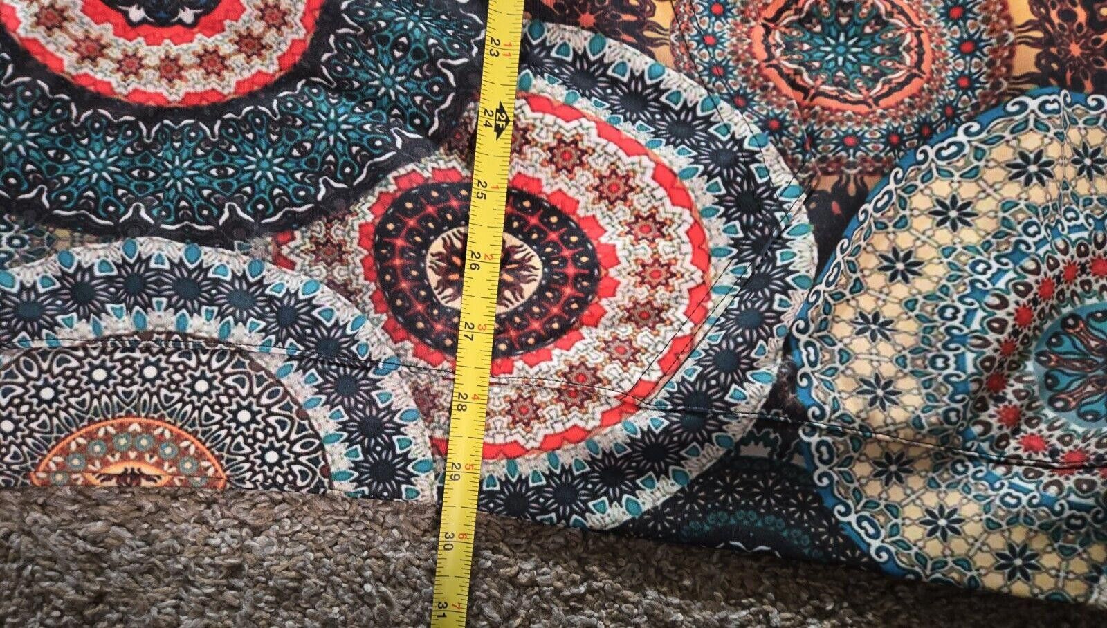 Designer Paisley Print Beige 3/4 Sleeve Regsitered Nurse Hoodie 4XL Size US XXL / EU 58 / 5 - 2 Thumbnail