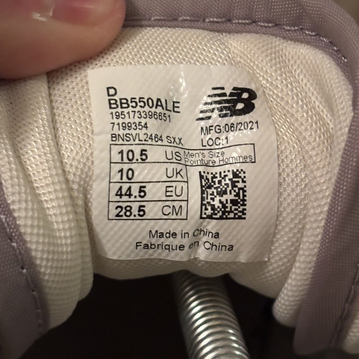 New Balance New Balance x Aime Leon Dore 550 White Grey Size US 10.5 / EU 43-44 - 12 Thumbnail