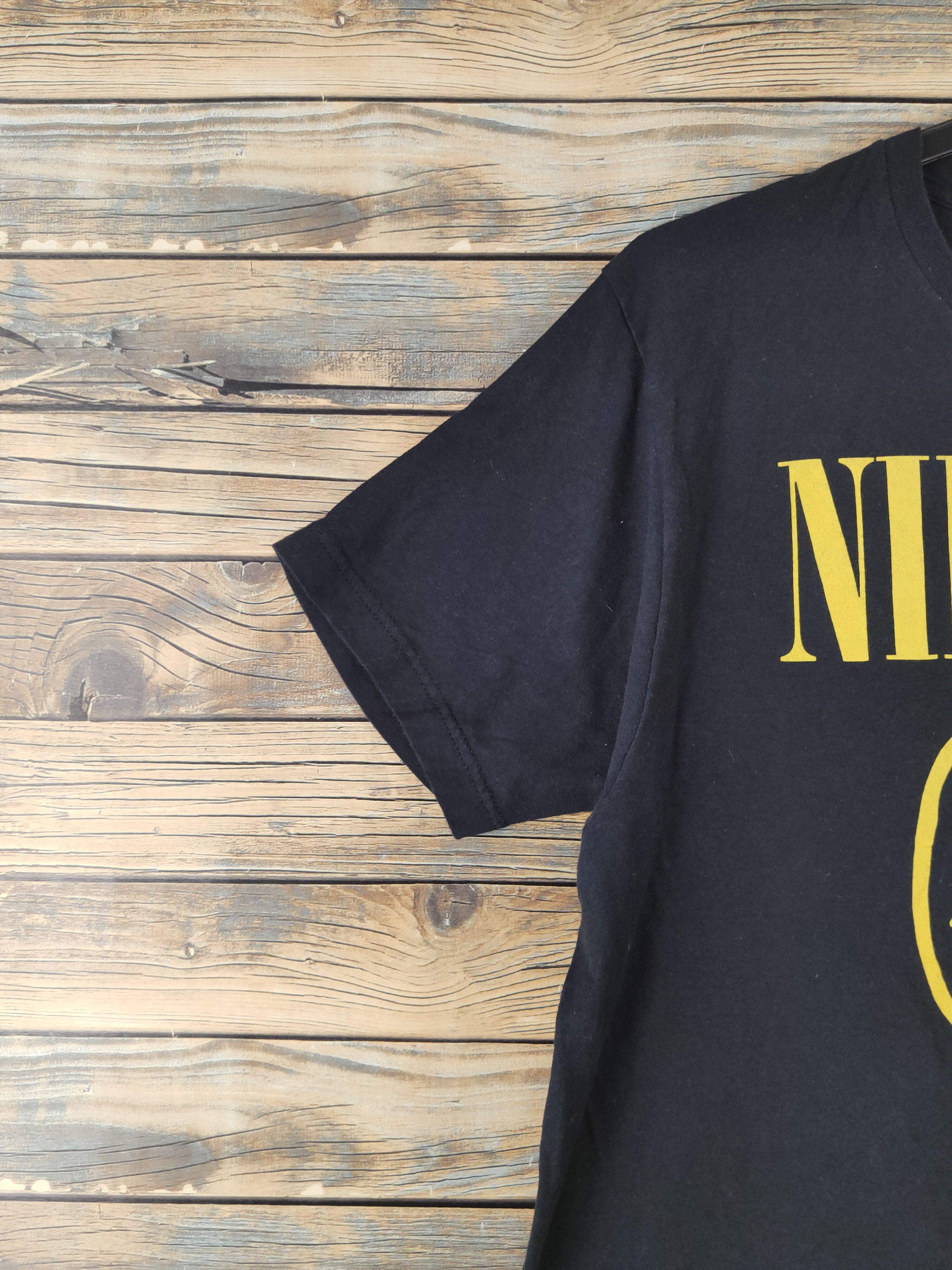 Nirvana DL Nirvana Black Short Sleeve T-shirt #2095 Size US L / EU 52-54 / 3 - 4 Thumbnail