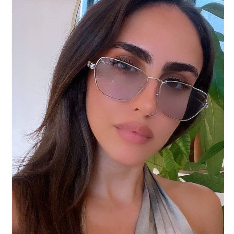 NEW Burberry BE3146 Silver Blue Lens Unisex Sunglasses