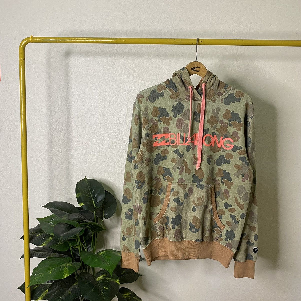 Billabong × Vintage Vintage Y2K Billabong Duck Camo Pullover Hoodie Size US M / EU 48-50 / 2 - 1 Thumbnail