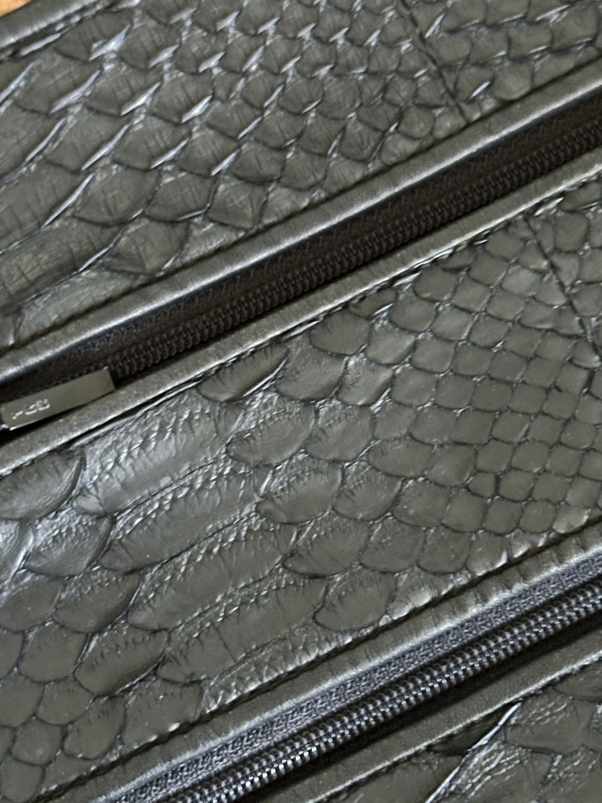 KMRii Vintage Made in Japan Snakeskin Leather Kmrii Style Bag Size ONE SIZE - 10 Thumbnail