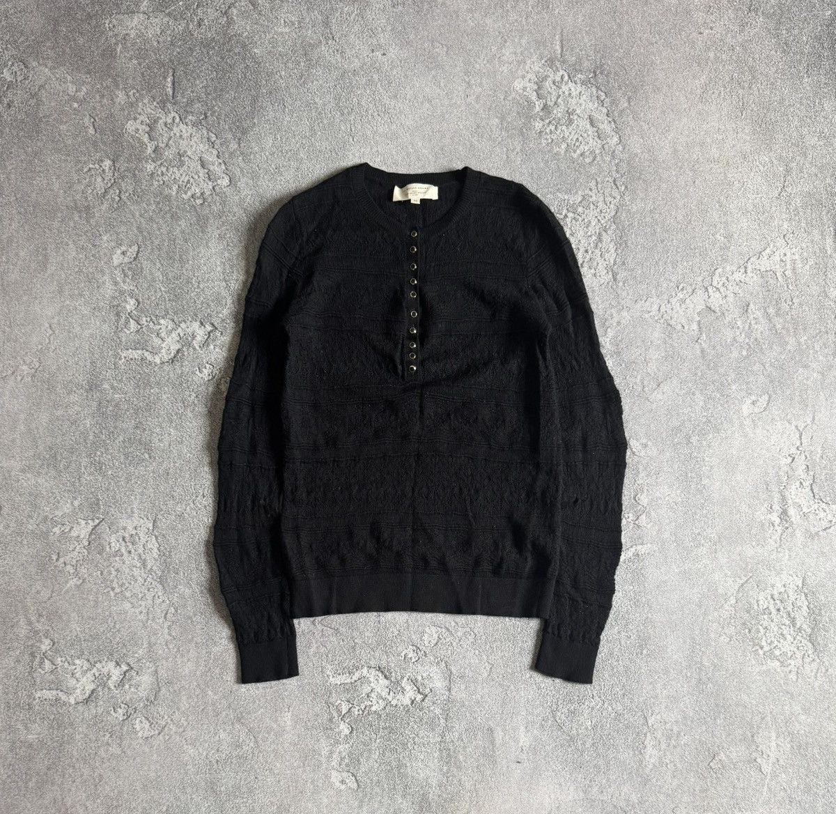 Sezane La Maille Sezane XS knitwear 1/4 button sweater jumper Size XS / US 0-2 / IT 36-38 - 6 Thumbnail