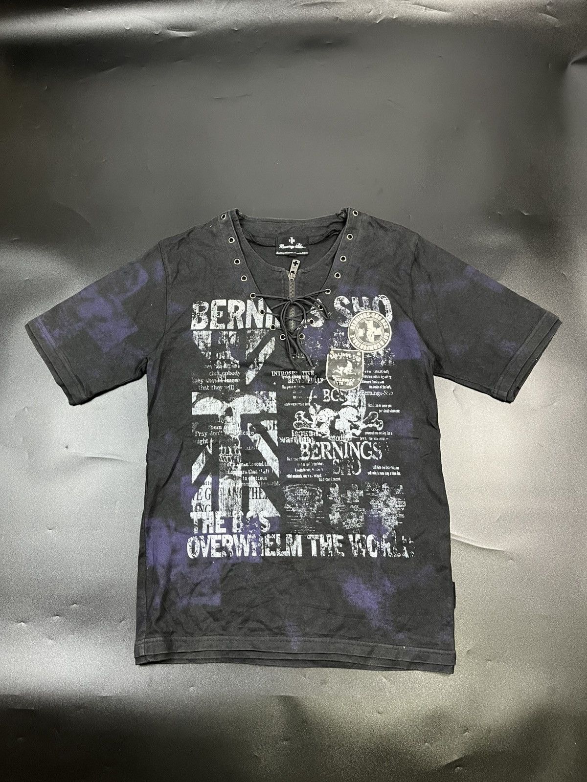 If Six Was Nine × Japanese Brand × Le Grande Bleu (L.G.B.) Japanese Bernings sho Skulls Cross double layers Size US M / EU 48-50 / 2 - 1 Thumbnail