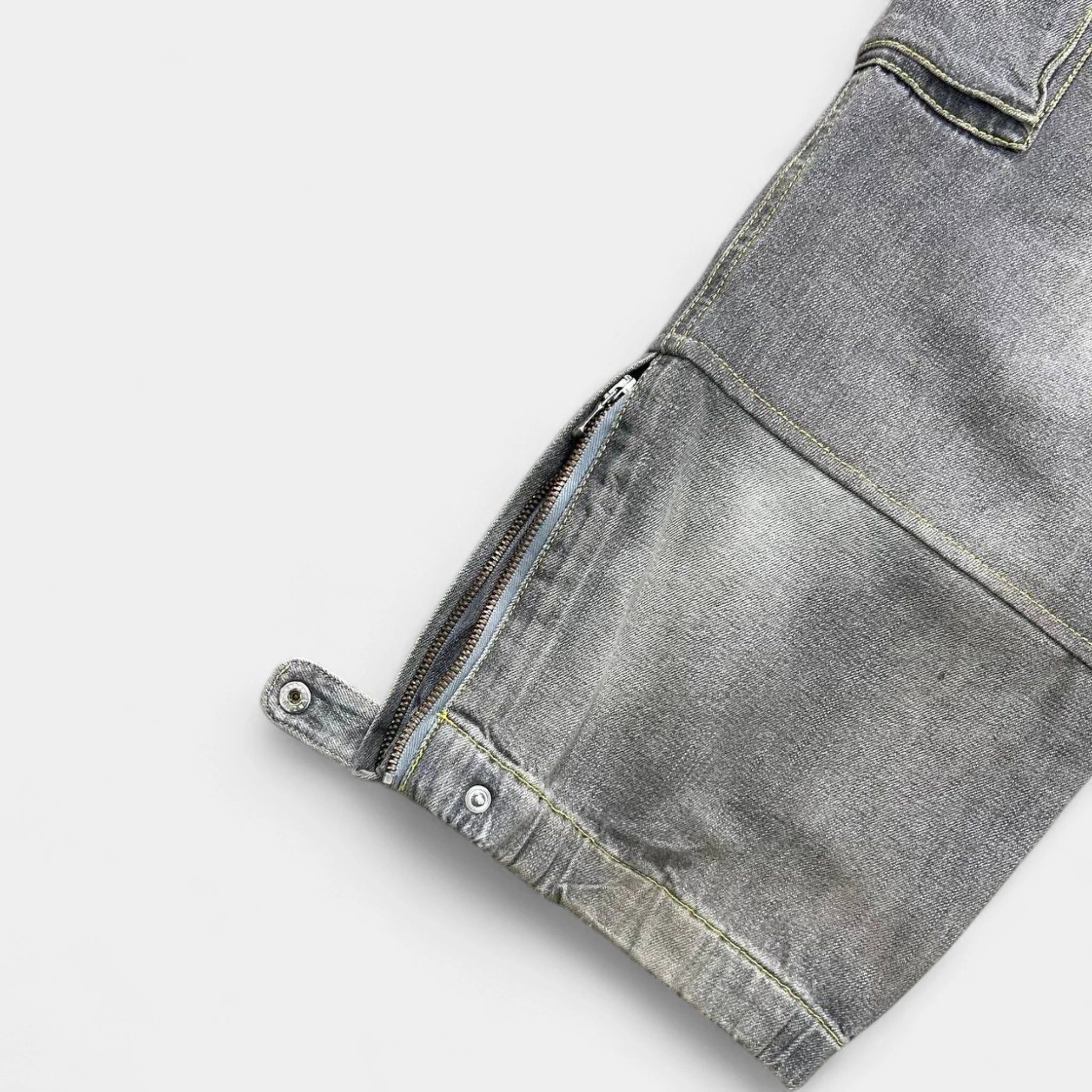 Dolce & Gabbana Dolce & Gabbana Grey Washed Cargo Pants Size US 30 / EU 46 - 7 Thumbnail