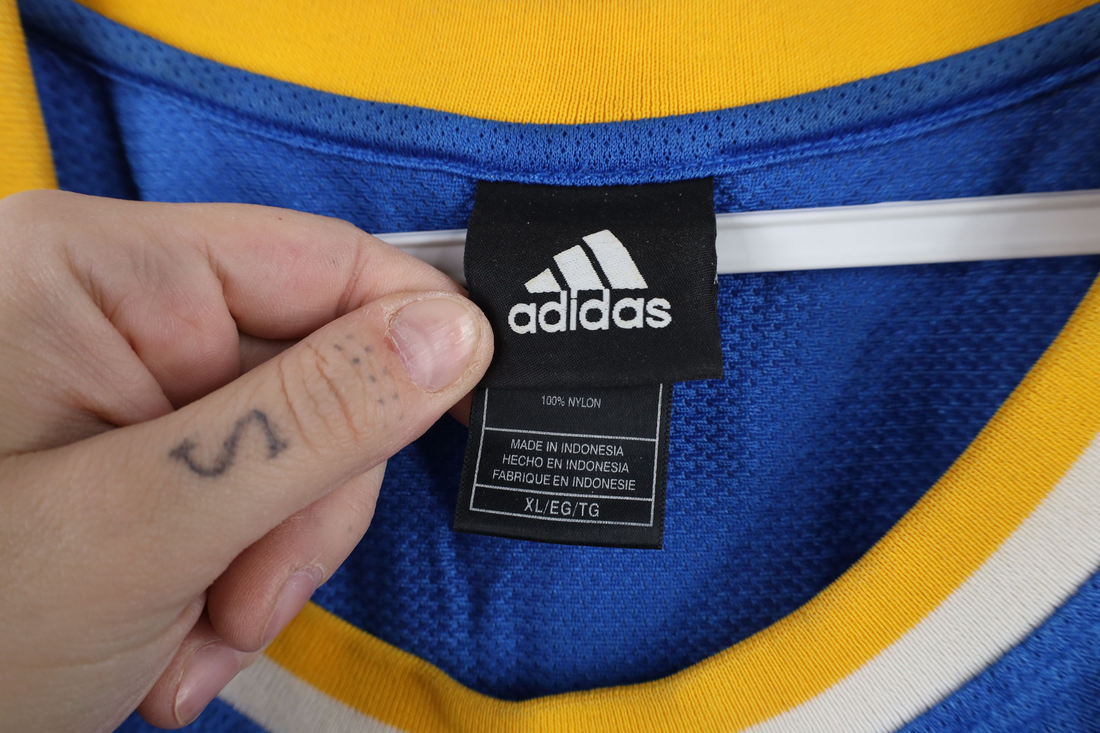 Adidas × Vintage Vintage Adidas Mesh UCLA Basketball Jersey Bruins Blue #1 Size US XL / EU 56 / 4 - 10 Thumbnail