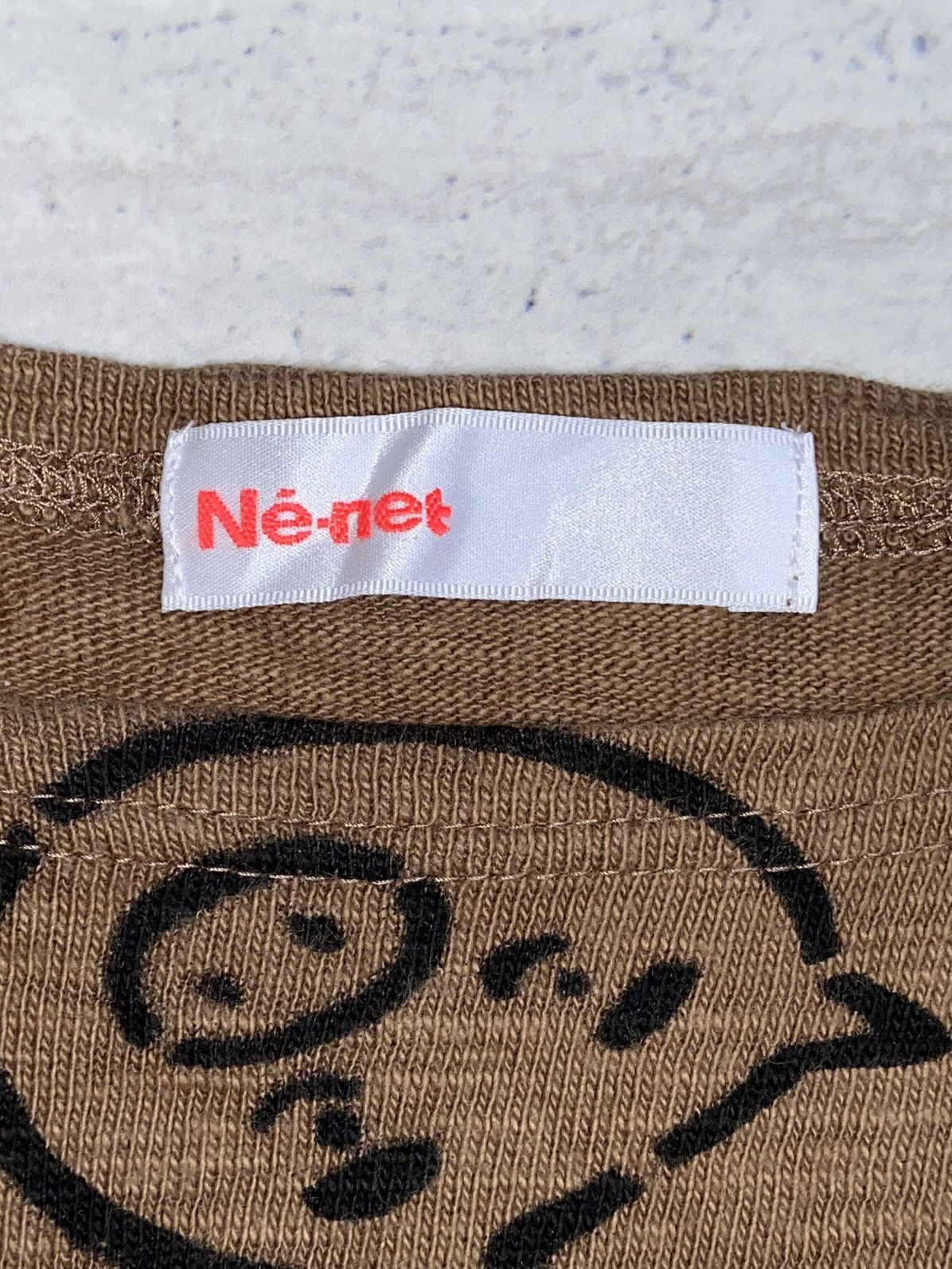 Issey Miyake × Japanese Brand × Ne-Net NE-NET Brown T-Shirt Size US XXL / EU 58 / 5 - 6 Thumbnail