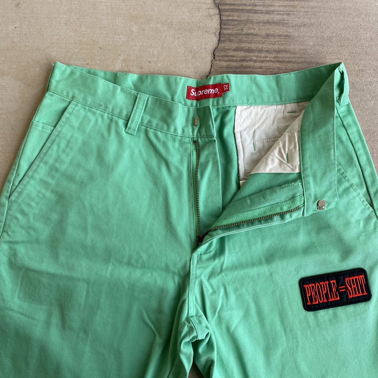 Supreme Supreme People = Sh*t Work Shorts 2018 Seafoam Slipknot Size US 32 / EU 48 - 2 Thumbnail