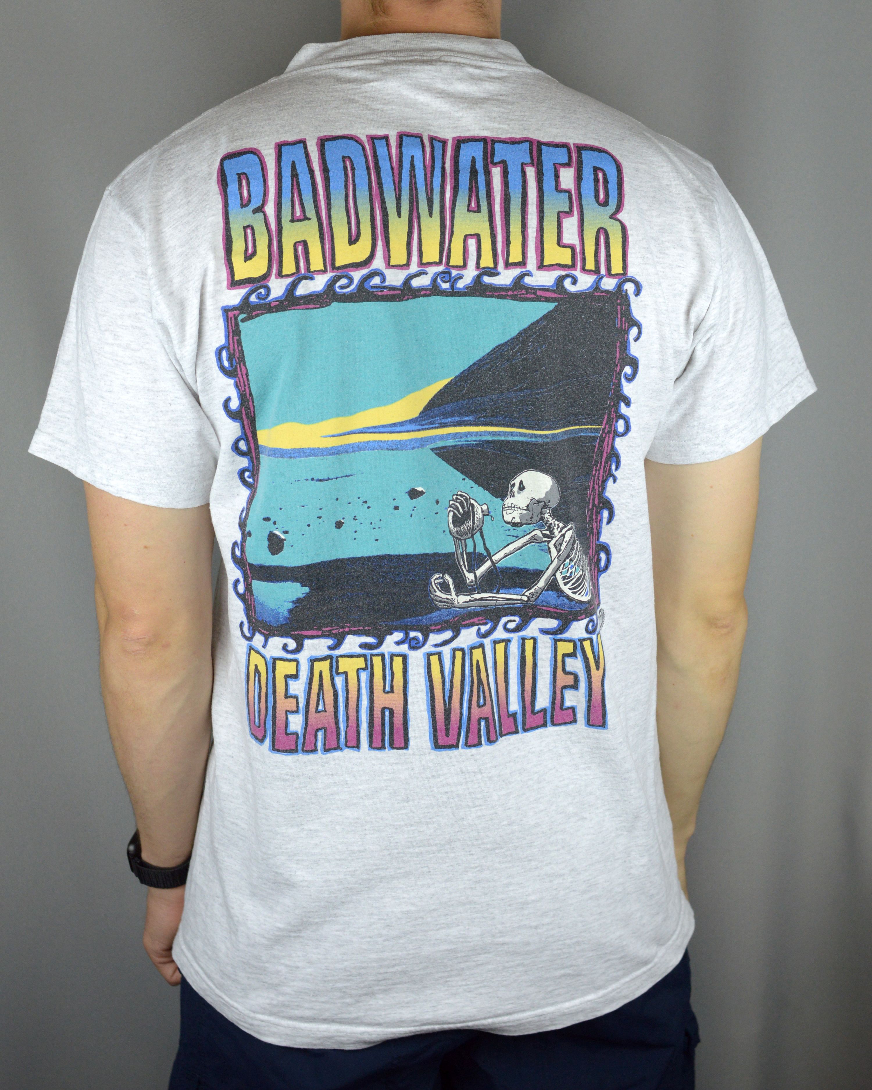 Vintage Vintage Badwater death walley 90s t shirt Size US L / EU 52-54 / 3 - 1 Thumbnail