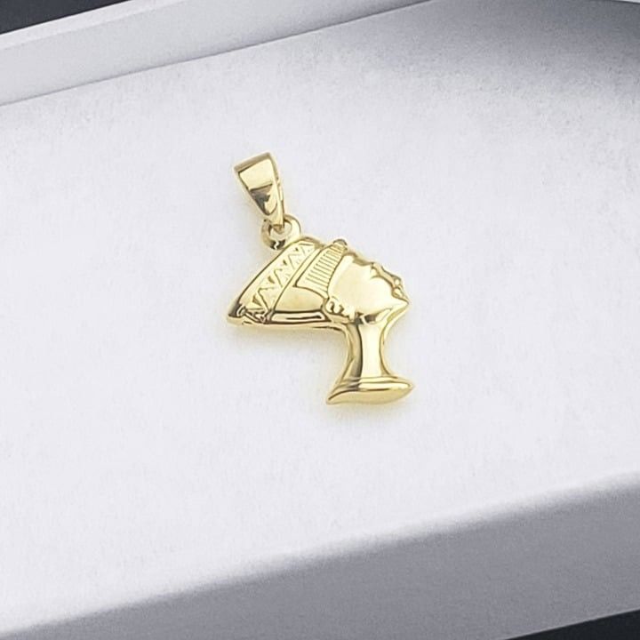 Other Queen Nefertiti Goddess of Fertility 14k Yellow Gold Pendant Size ONE SIZE - 1 Thumbnail