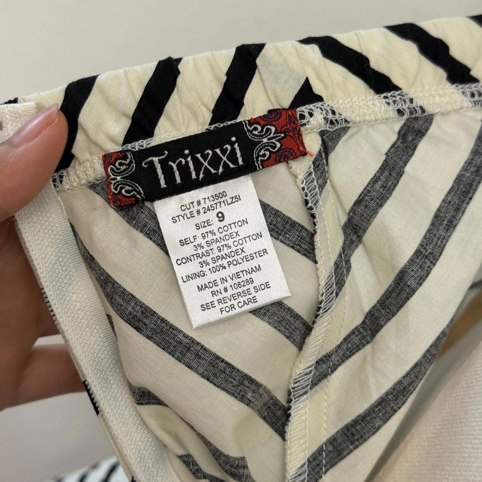 Designer Trixxi Striped Goth Y2k Dress Size 9 Size L / US 10 / IT 46 - 6 Thumbnail