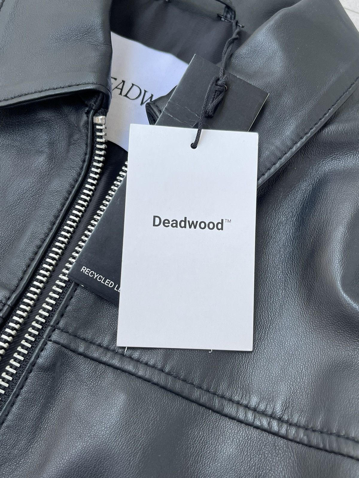 Deadwood !DS! AW23 Deadwood Gibbs Black Leather Jacket Size US M / EU 48-50 / 2 - 23 Thumbnail