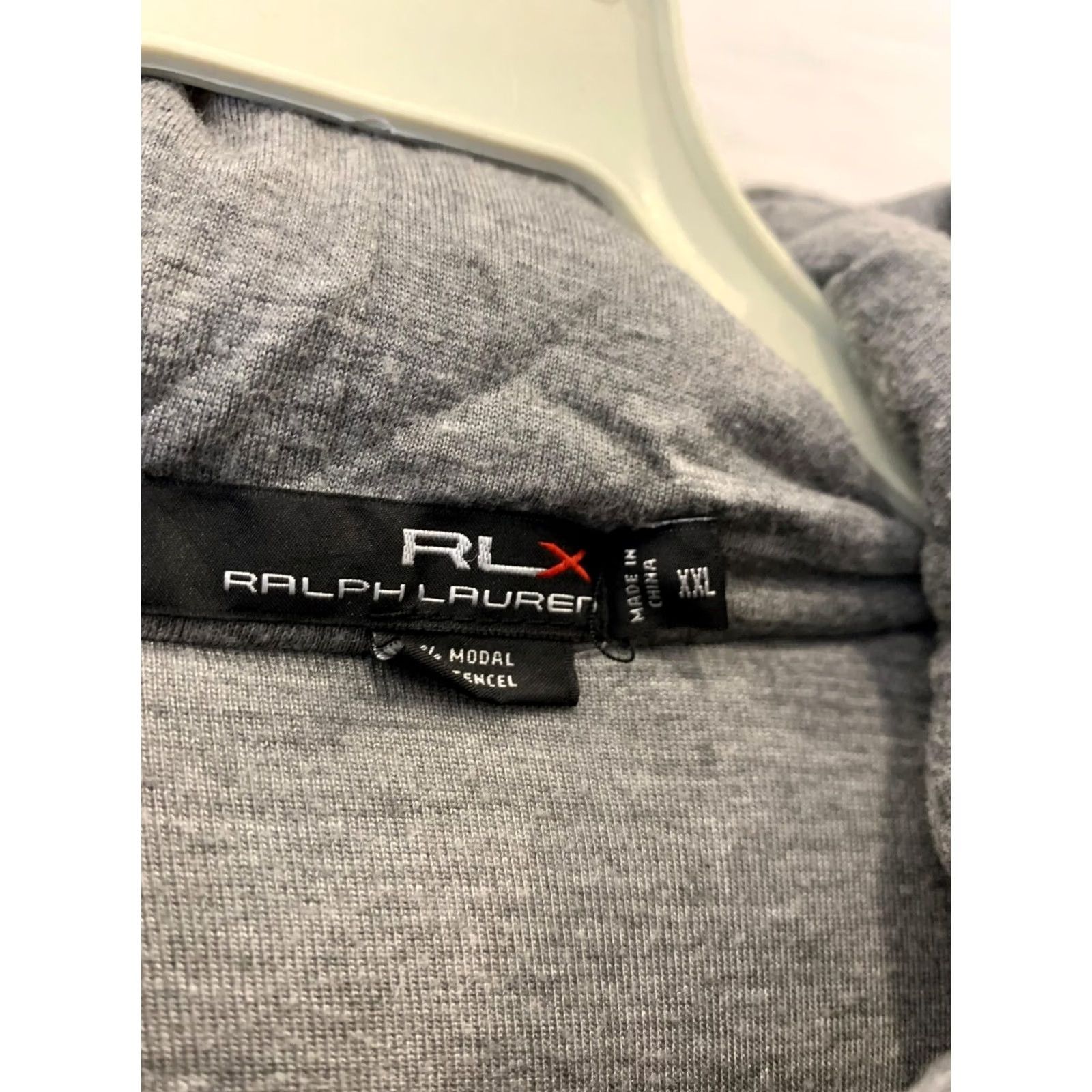 Ralph Lauren VINTAGE RLX Ralph Lauren Puffer Jacket Mens XXL Grey Modal Tencel Quilted Hooded #222 Size US XXL / EU 58 / 5 - 4 Thumbnail