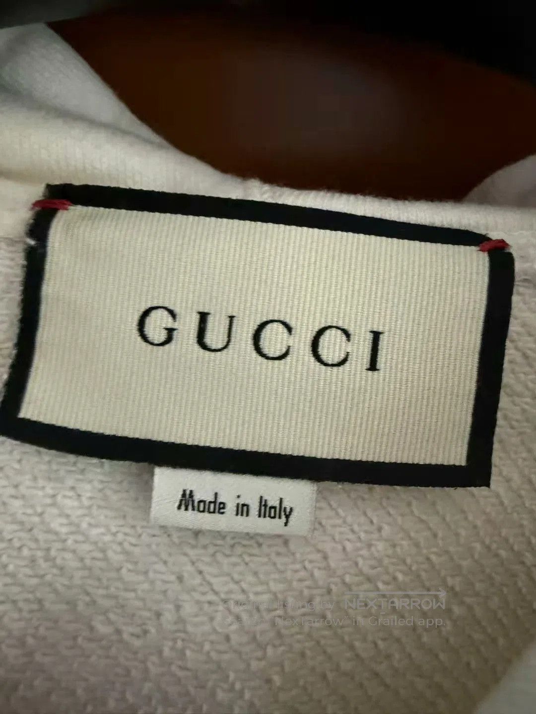 Gucci gucci white logo hoodie size xs. Size US XS / EU 42 / 0 - 3 Thumbnail