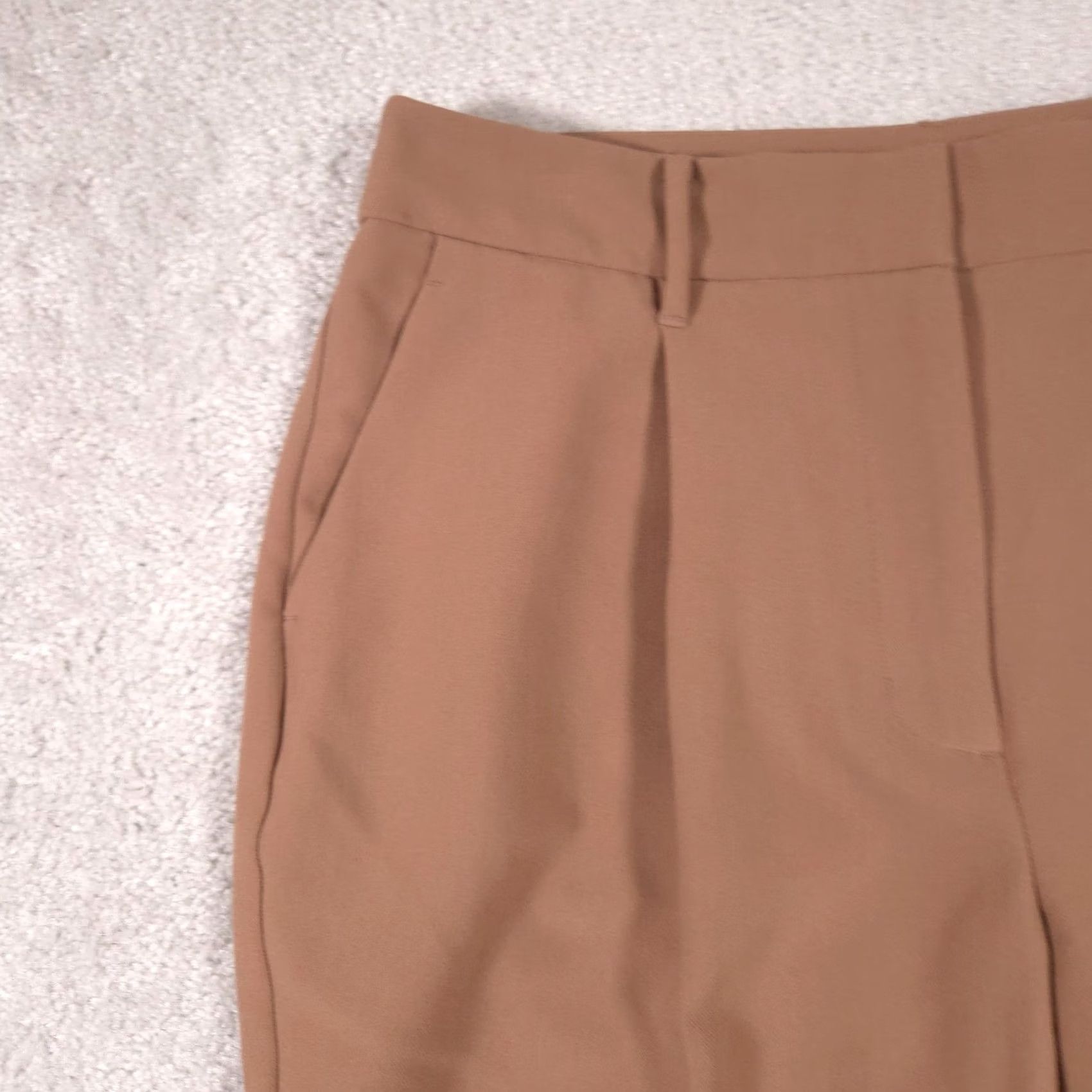 Nine West Nine West Pants Womens 14 Tan Straight Leg Dress Trousers Slacks Stretch Work Size 36" / US 14 / IT 50 - 4 Thumbnail