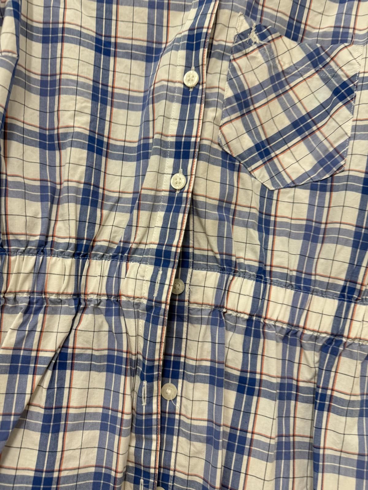 Jack Wills Jack Wills Sleeveless Blue and White Plaid Dress with Hood Size S / US 4 / IT 40 - 4 Thumbnail