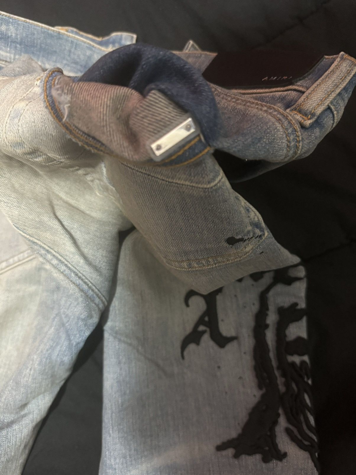 Amiri authentic amiri jeans wes lang size 30 Size US 30 / EU 46 - 7 Thumbnail