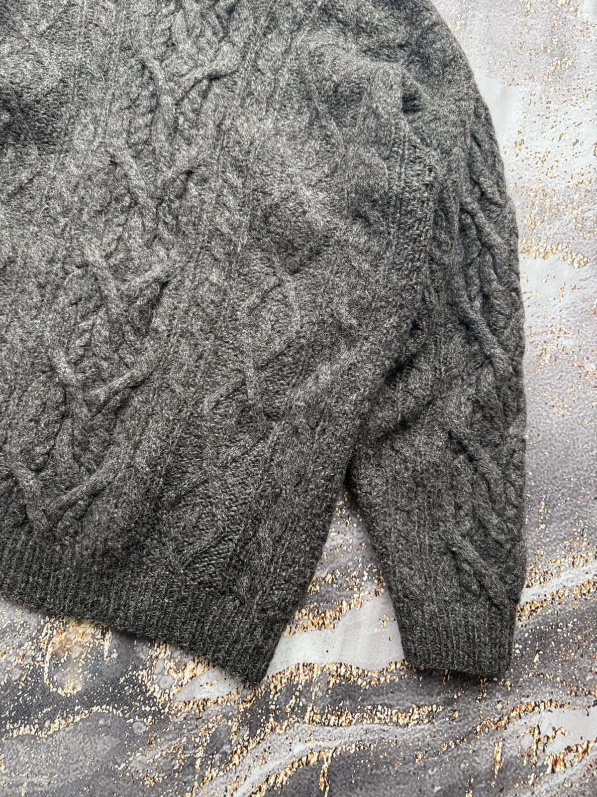L.O.G.G. × Vintage L.O.G.G. Vintage Cable Knit Wool Sweater Size US M / EU 48-50 / 2 - 9 Thumbnail