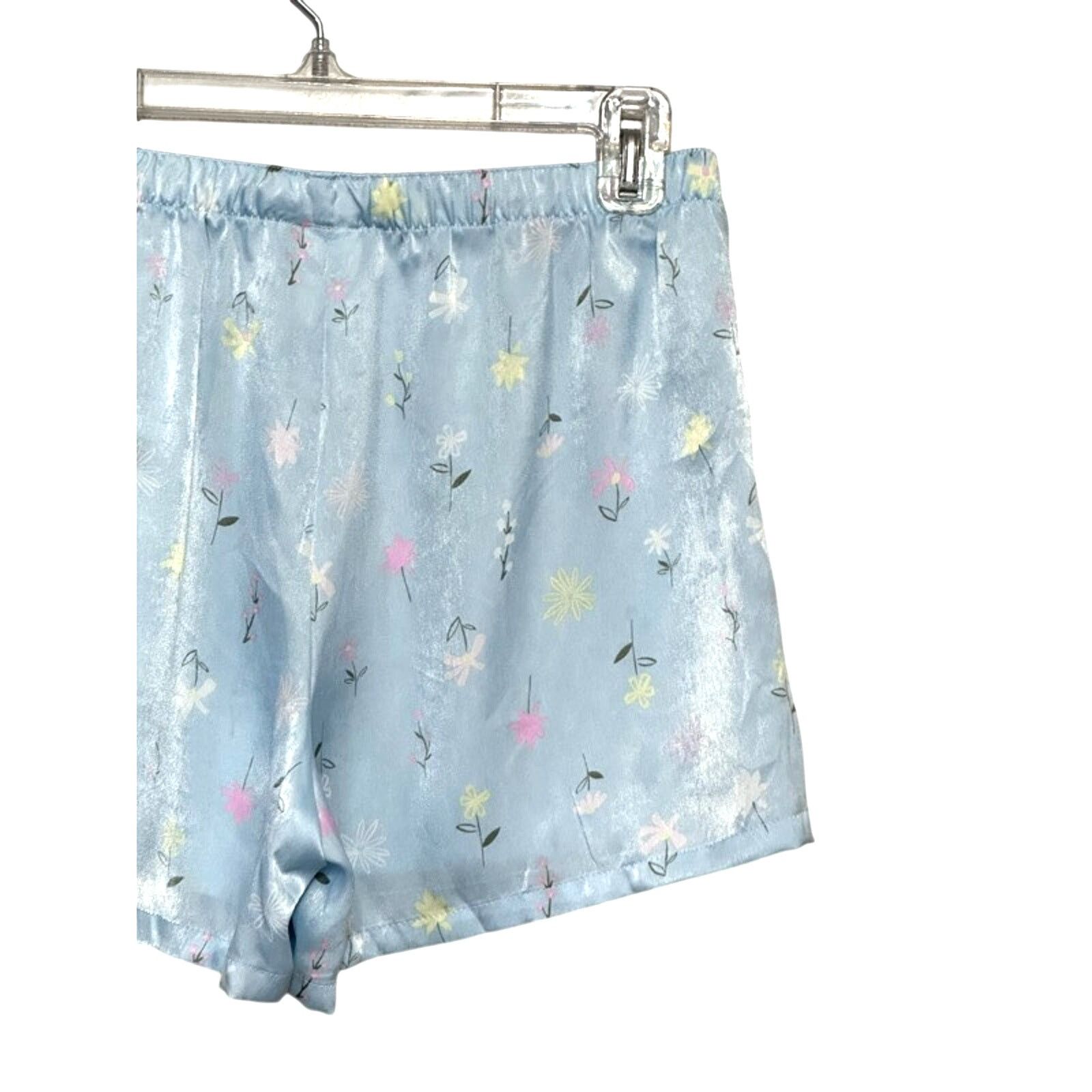 Other Abound Lounge Sleep Shorts Floral Print Pull On Blue S NWOT Size 28" / US 6 / IT 42 - 6 Thumbnail