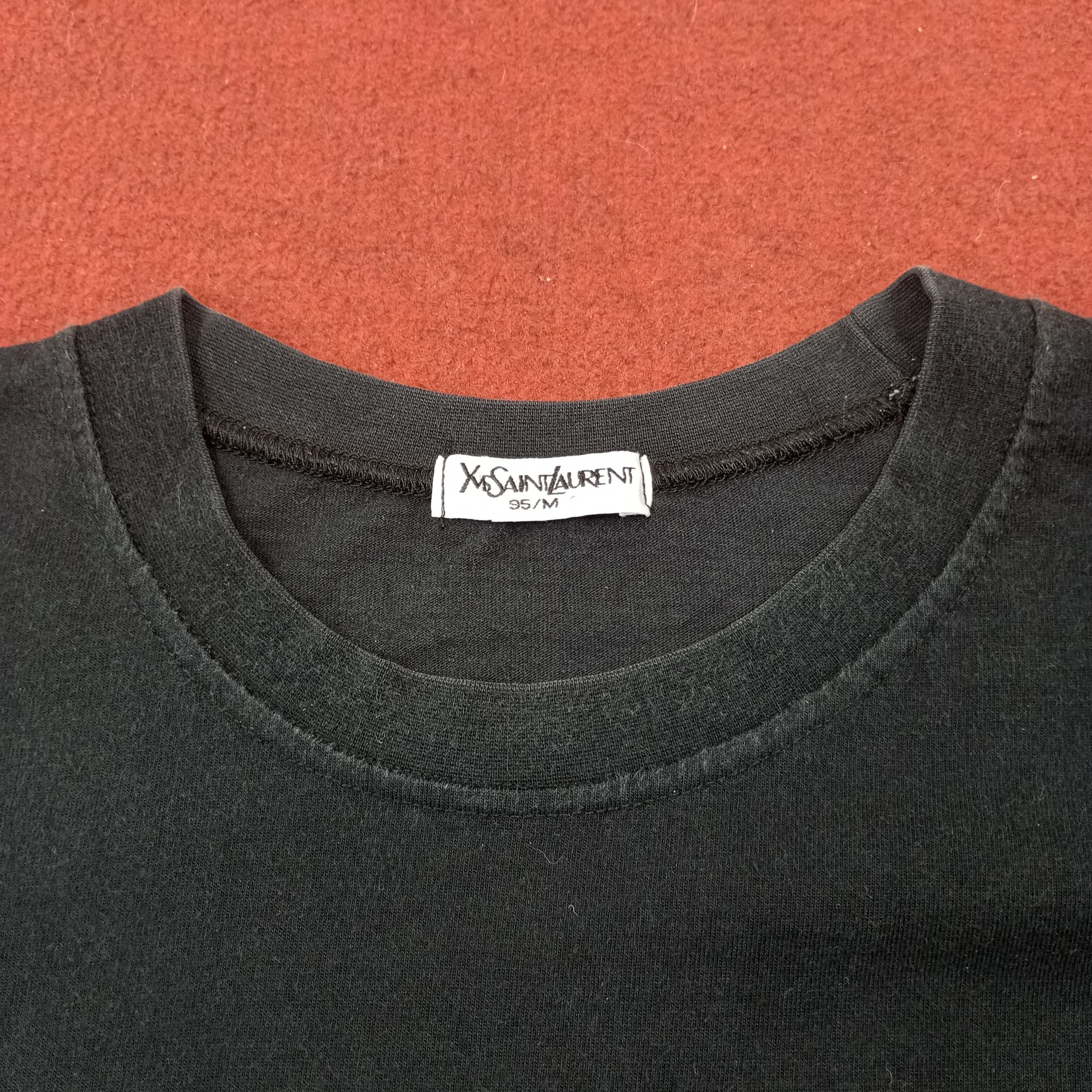 Vintage × Yves Saint Laurent Yves Saint Laurent Colours Spellout Design Tshirt Size US M / EU 48-50 / 2 - 5 Thumbnail