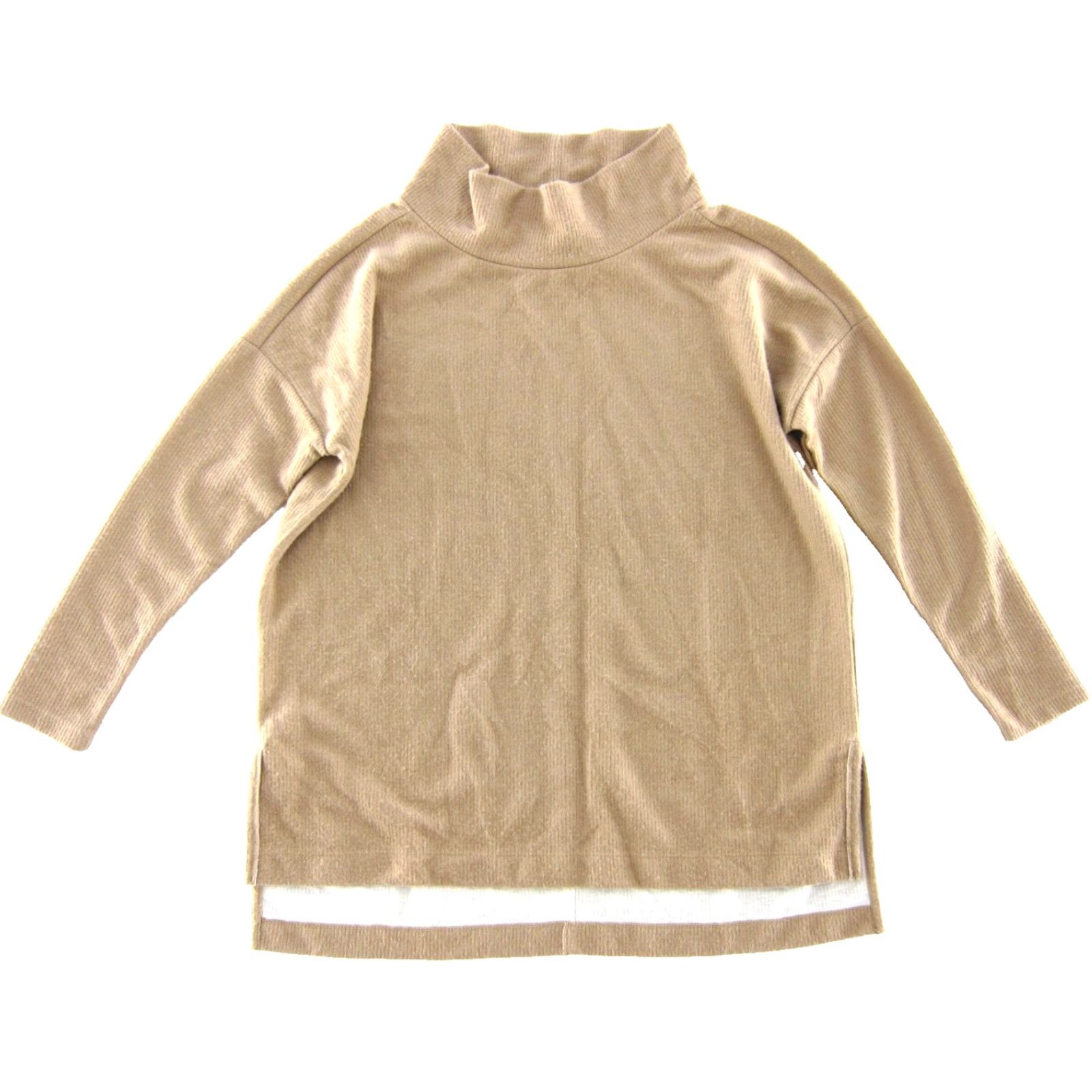 Anthropologie **By Anthropologie Soft Oversize Beige XS Turtleneck Sweater** User: **Vintage By Anthropologie Soft Oversize Beige XS Turtleneck Sweater** Size XS / US 0-2 / IT 36-38 - 2 Thumbnail