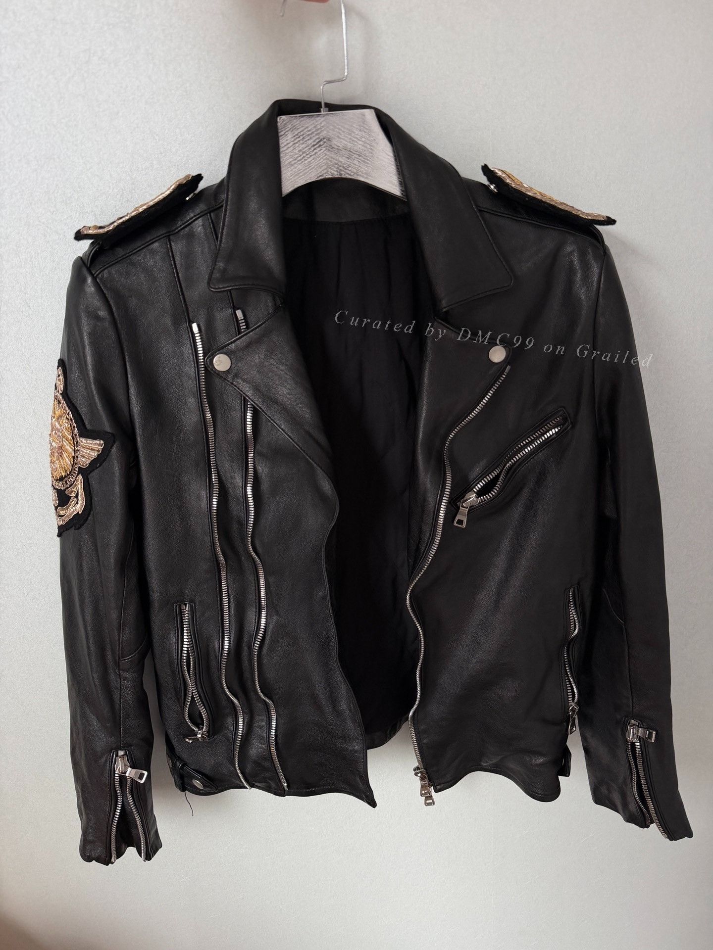 Balmain Balmain Gold Medal Leather Jacket Size US S / EU 44-46 / 1 - 1 Thumbnail