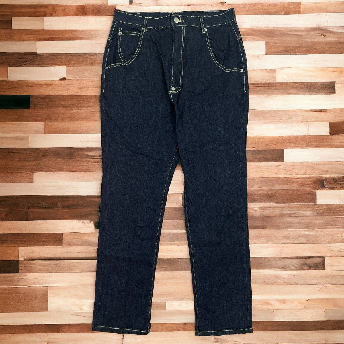 Ne-Net by Issey Miyake Buckle Back Jeans