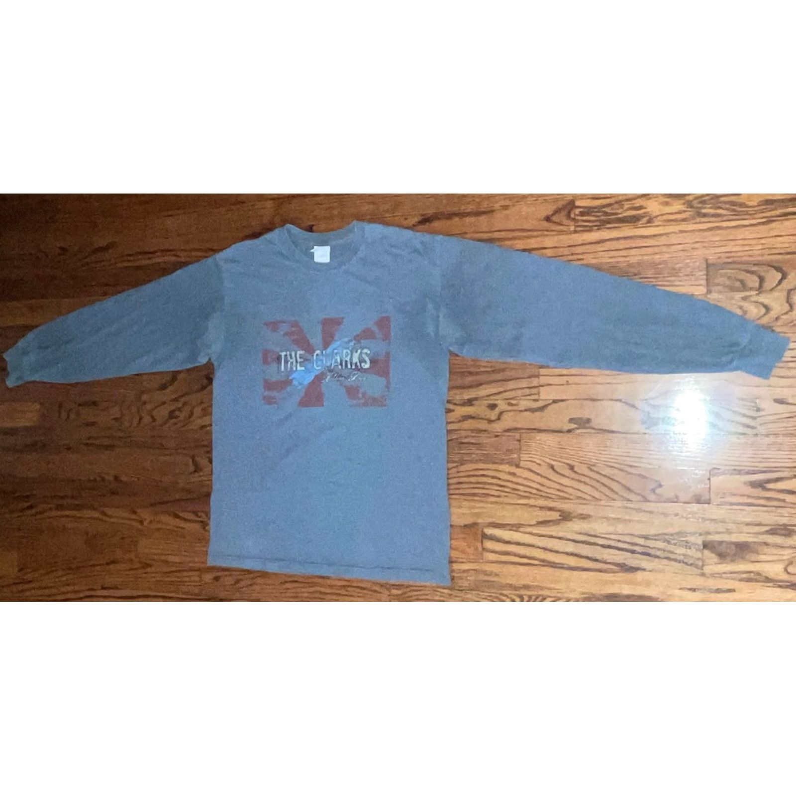 Clarks Gildan Ultra Cotton The Clarks Restless Days Long Sleeve Crew Neck Gray Shirt Men M Size US M / EU 48-50 / 2 - 4 Thumbnail