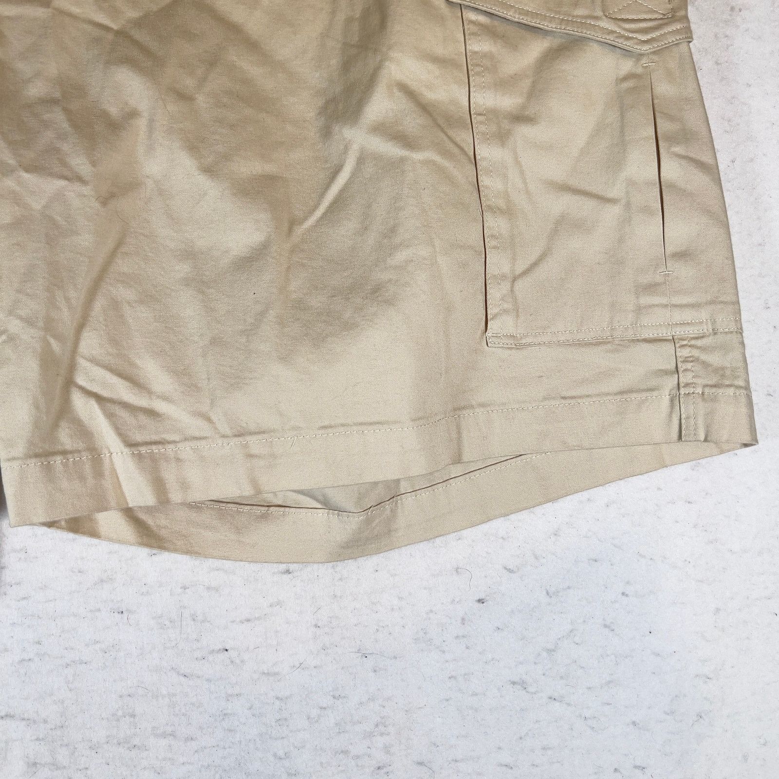 Other Joe Marlin Cargo Shorts Mens 3X Stone Color Pockets NEW!! Size US 44 / EU 60 - 5 Thumbnail