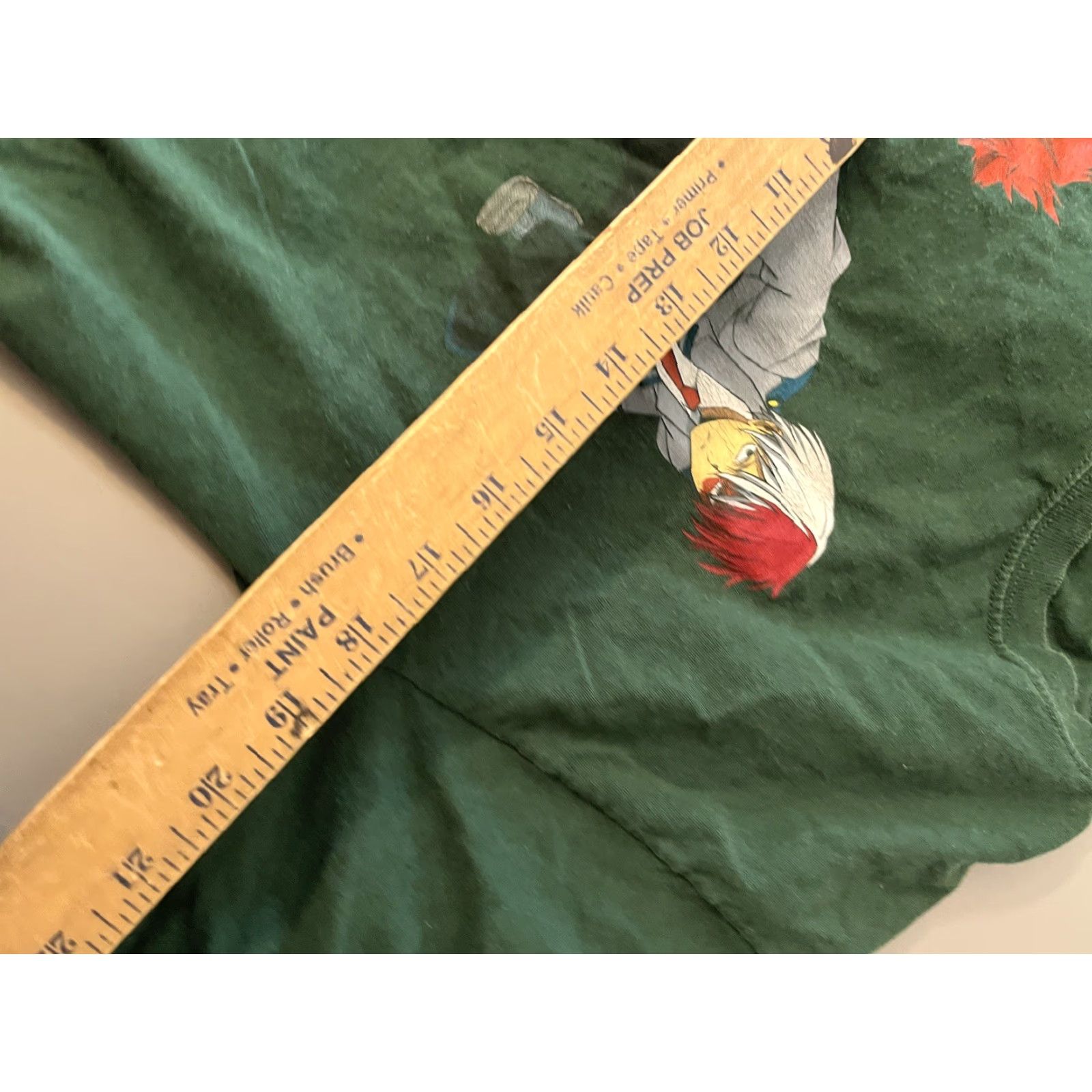 Hot Topic VINTAGE Graphic Tee T-Shirt Unisex Adults L Green My Hero Academia Hot Topic 90s 2000s Crew Neck Long Sleeve Size US L / EU 52-54 / 3 - 5 Thumbnail