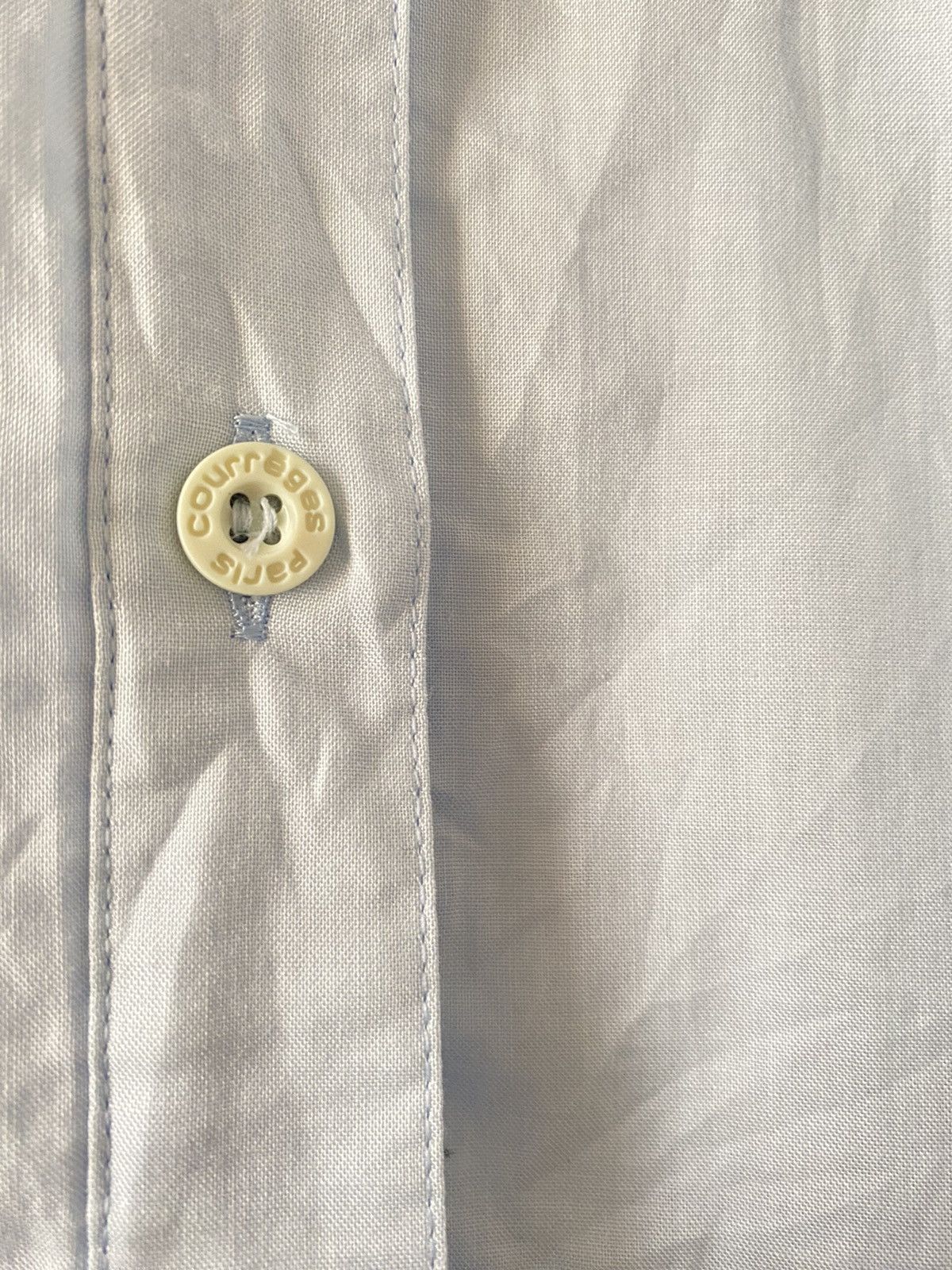Courreges Courrèges Sky Blue Shirts Size L / US 10 / IT 46 - 3 Thumbnail
