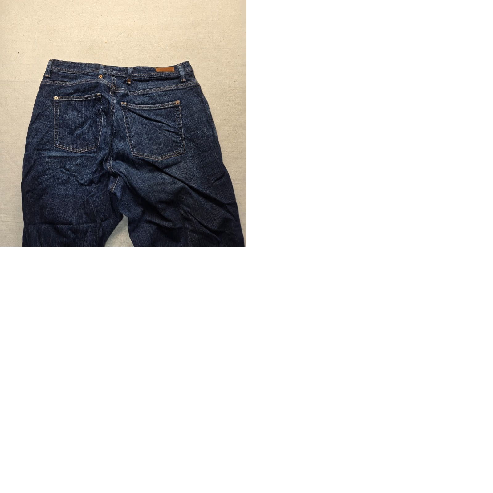Eddie Bauer Eddie Bauer Blue Denim Jeans Dark Wash Straight Women's 16W Adult Jeans Size 38" / US 16 / IT 52 - 9 Thumbnail