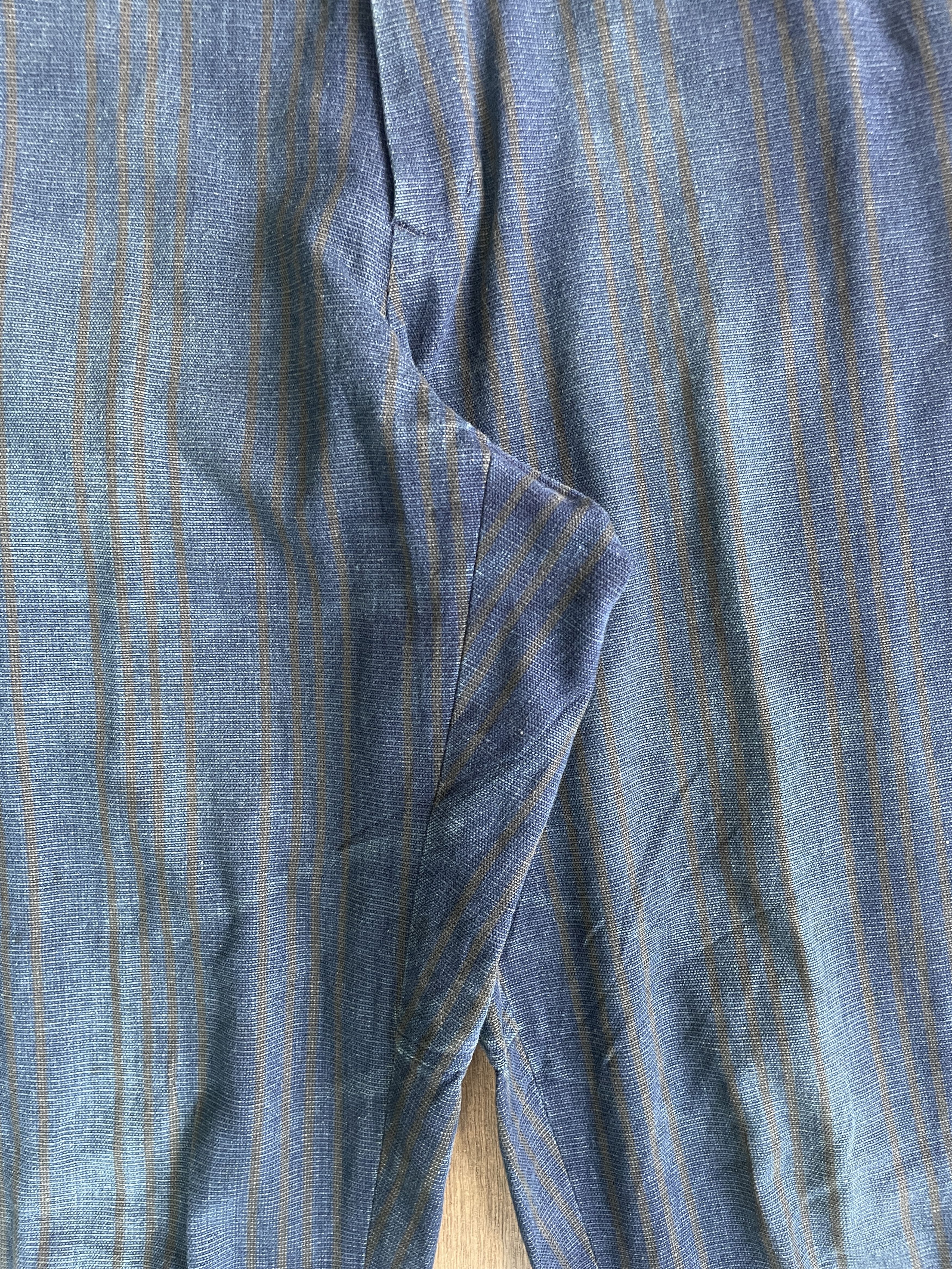 Yohji Yamamoto Y's YOHJI YAMAMOTO Stripped Baloon Pants Size US 27 - 3 Thumbnail