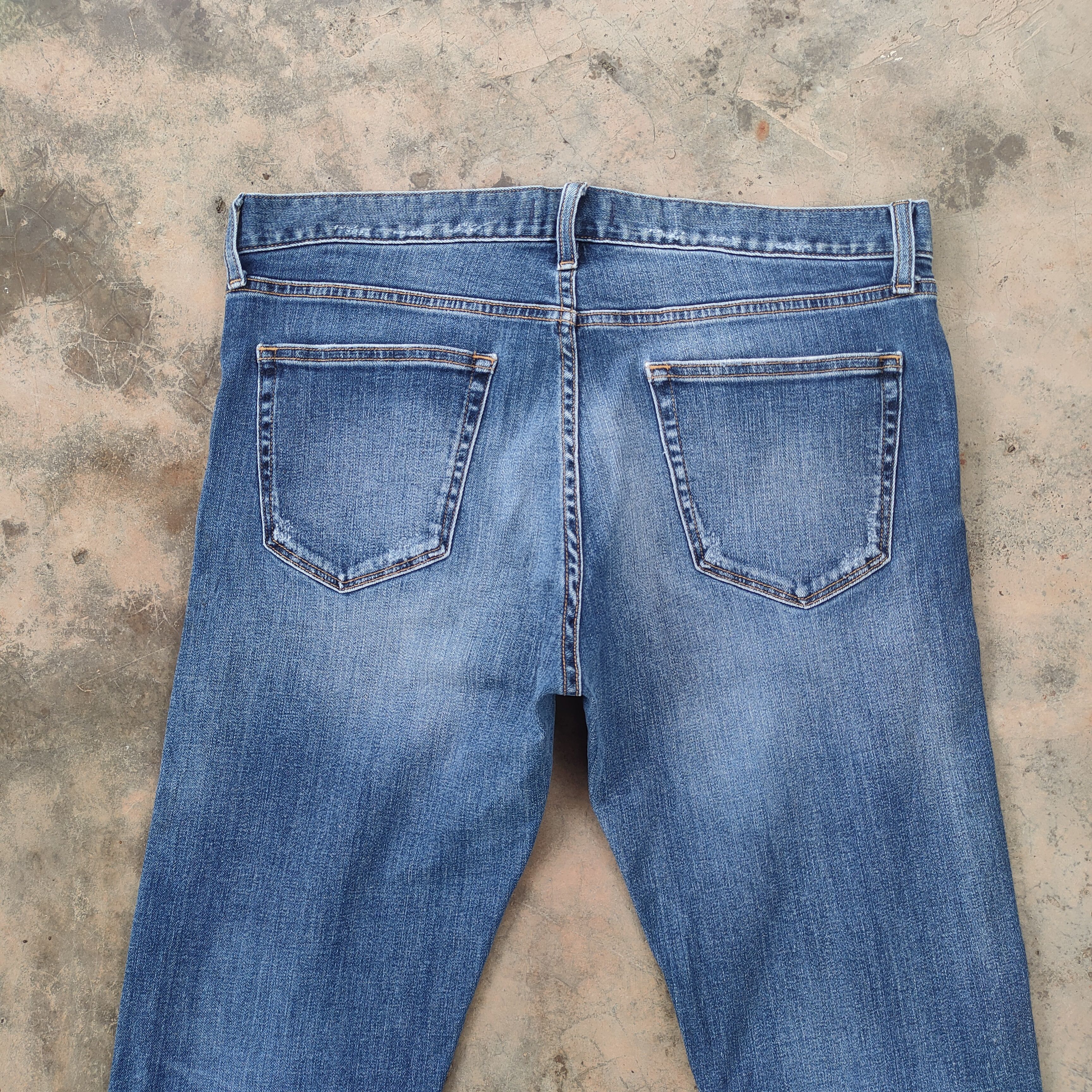 Japanese Brand VINTAGE JAPANESE FADED SKINNY JEANS DENIM PANTS Size US 34 / EU 50 - 9 Thumbnail