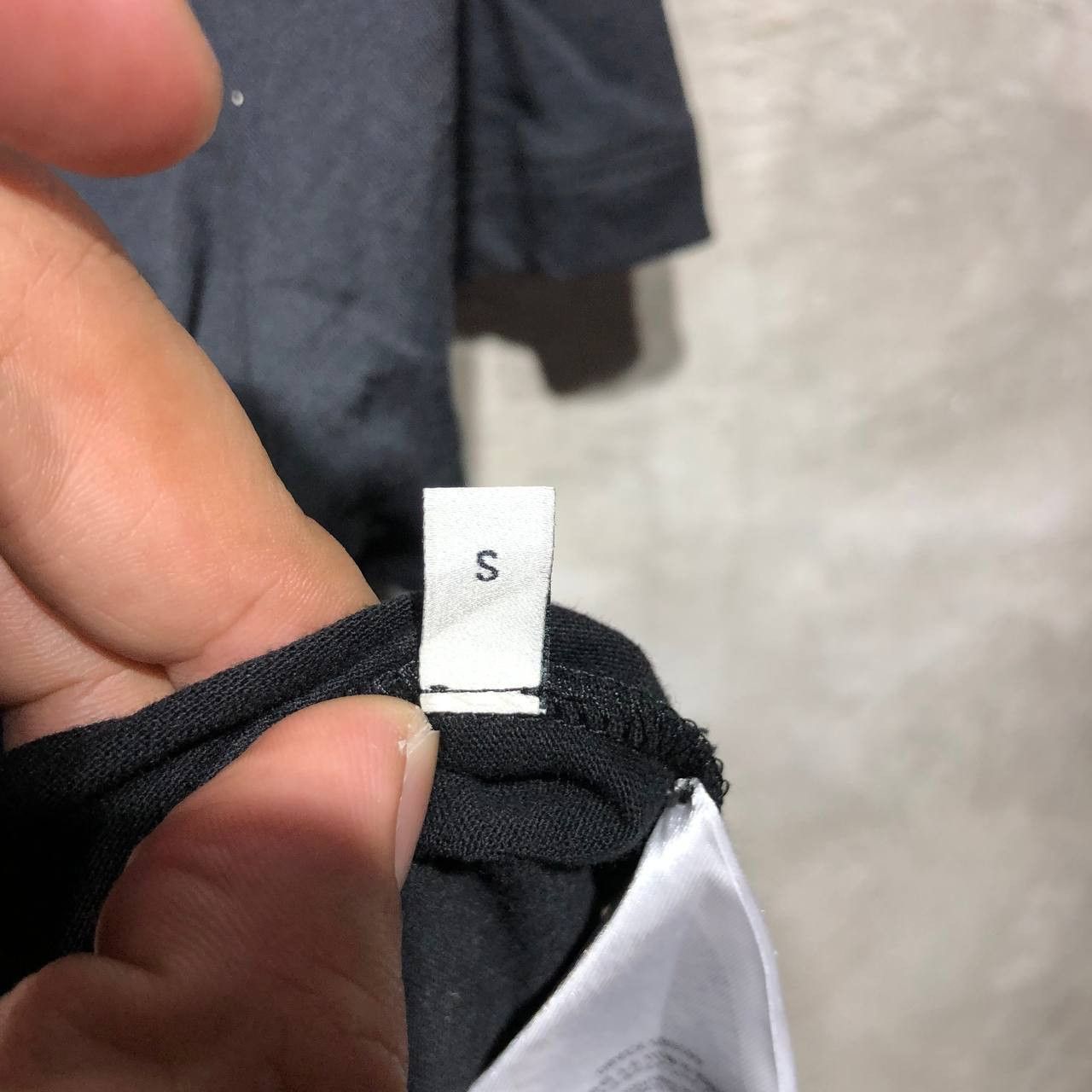 Gucci Logo Made in Italy Black on Black tee