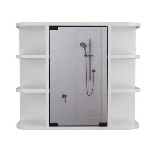 Designer × Homemade Valdez Medicine Cabinet With Six Shelves, Mirror Cabinet Size US L / EU 52-54 / 3 - 7 Thumbnail