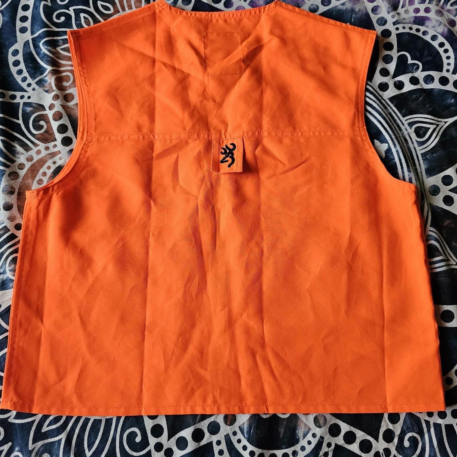 Designer Browning Safety Small Orange Hunting Vest Size US S / EU 44-46 / 1 - 5 Thumbnail