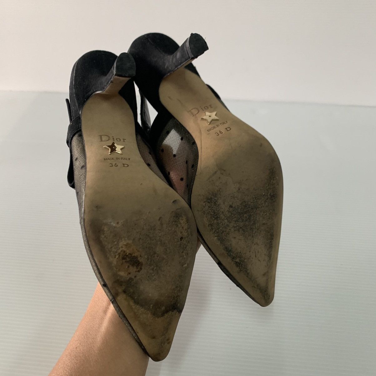 Dior Christian Dior Black Jadior Heels Size US 6 / IT 36 - 9 Thumbnail