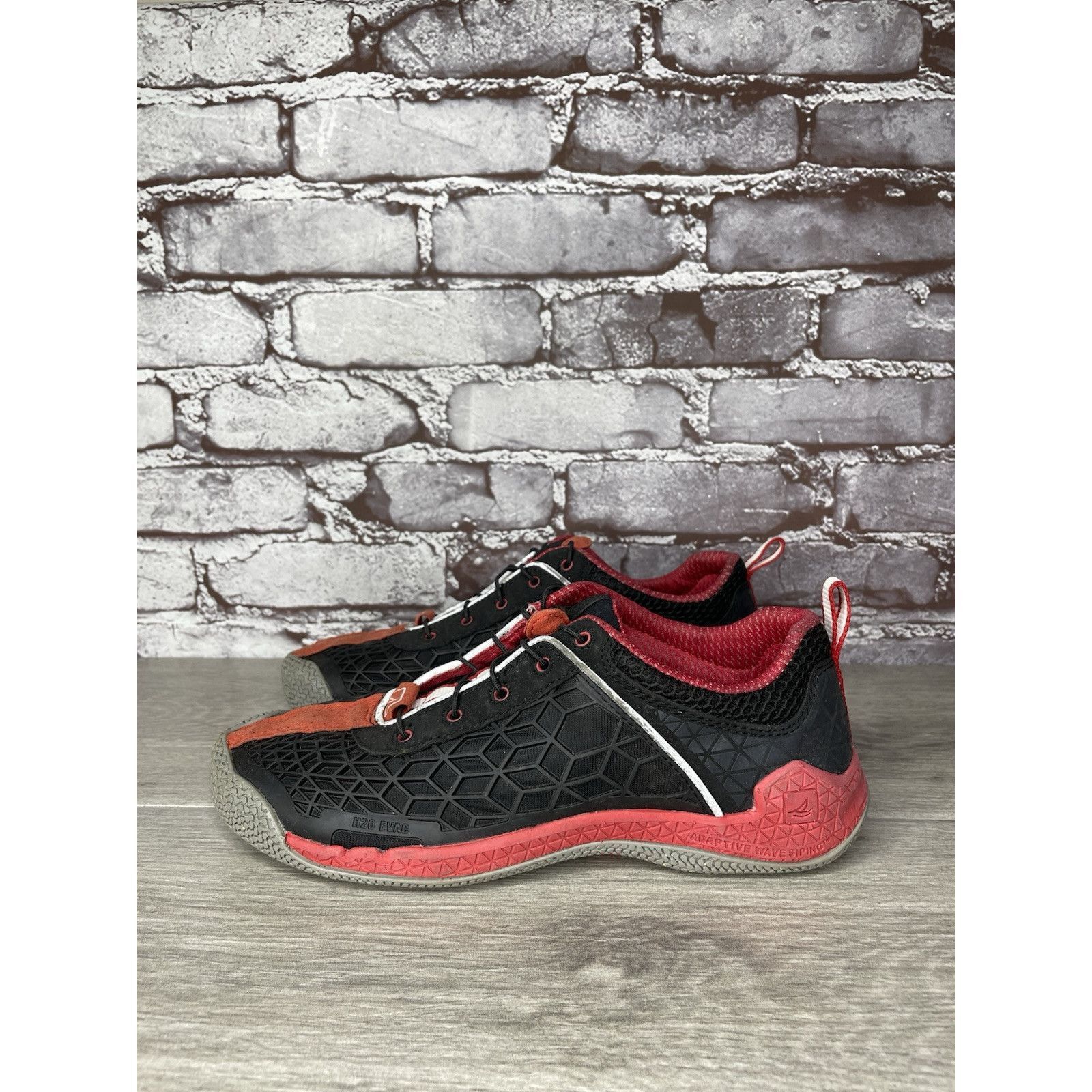 Sperry Sperry Top-Sider Searacer Plus GripX3 Black Red Synthetic Sh Size US 8 / IT 38 - 14 Thumbnail