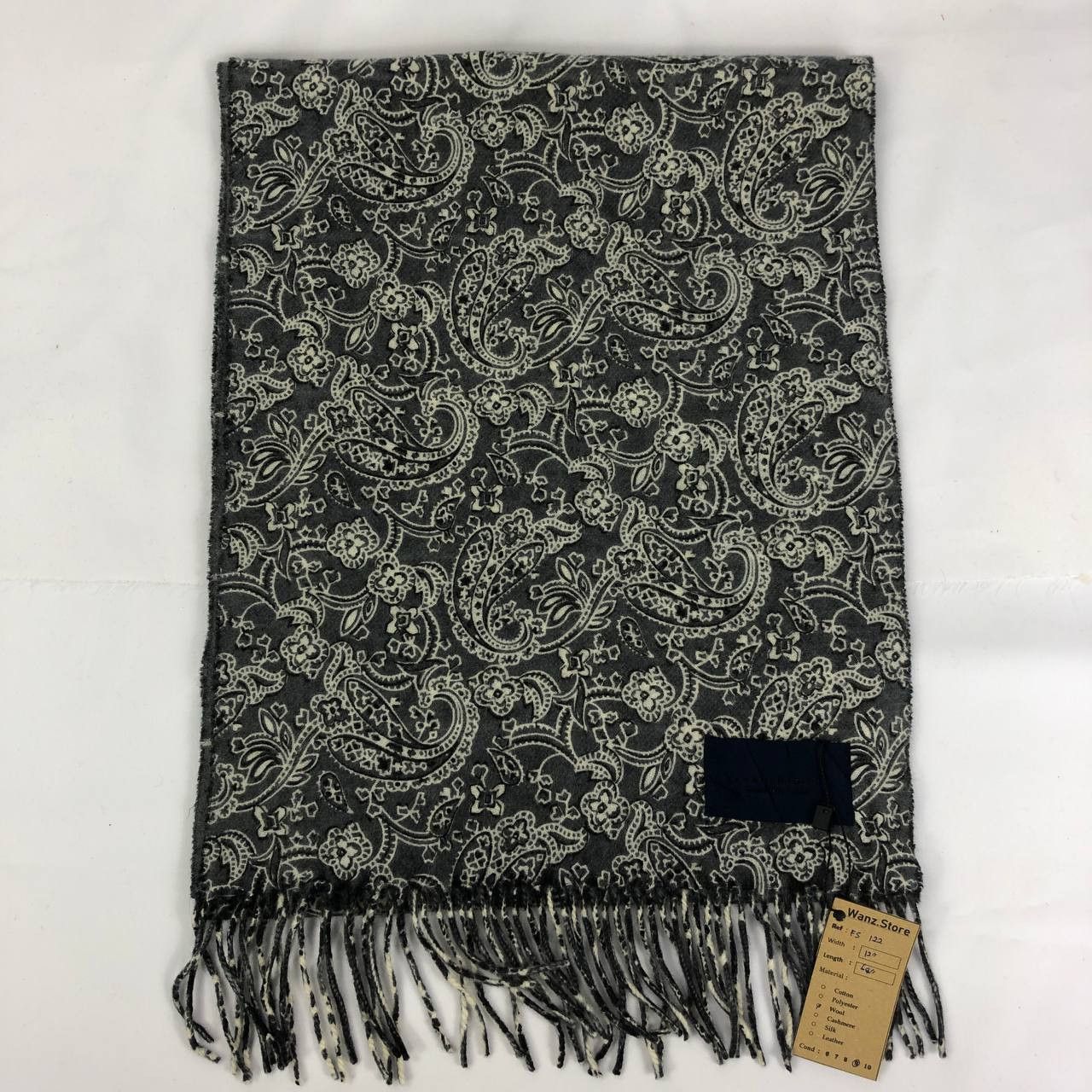 junhashimoto Junhashimoto Paisley Scarf / Muffler / Neckwear FS122 Size ONE SIZE - 9 Thumbnail