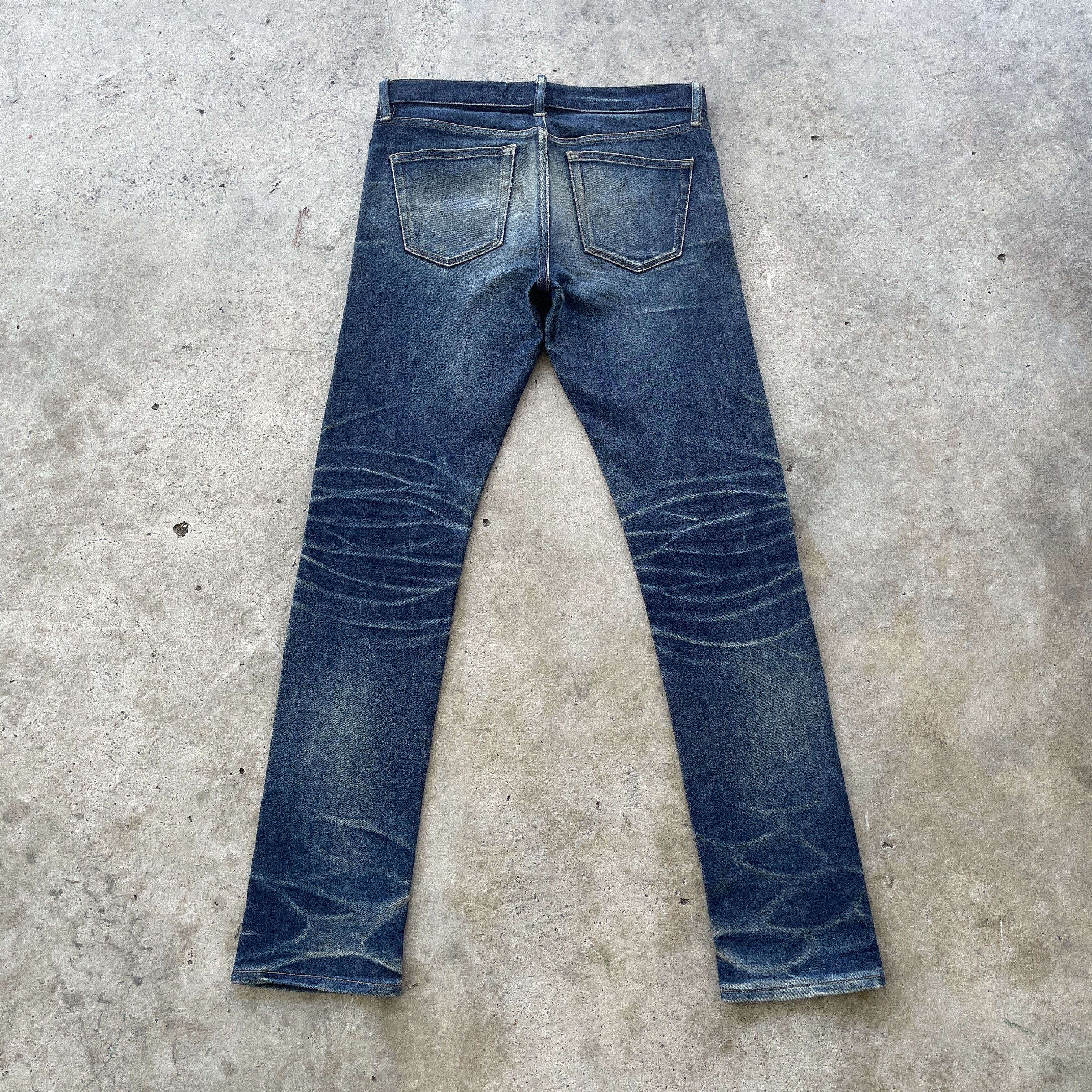 Japanese Brand × Jean VINTAGE JAPANESE DISTRESSED FADED REDLINE RIPPED PANTS JEANS Size US 32 / EU 48 - 11 Thumbnail