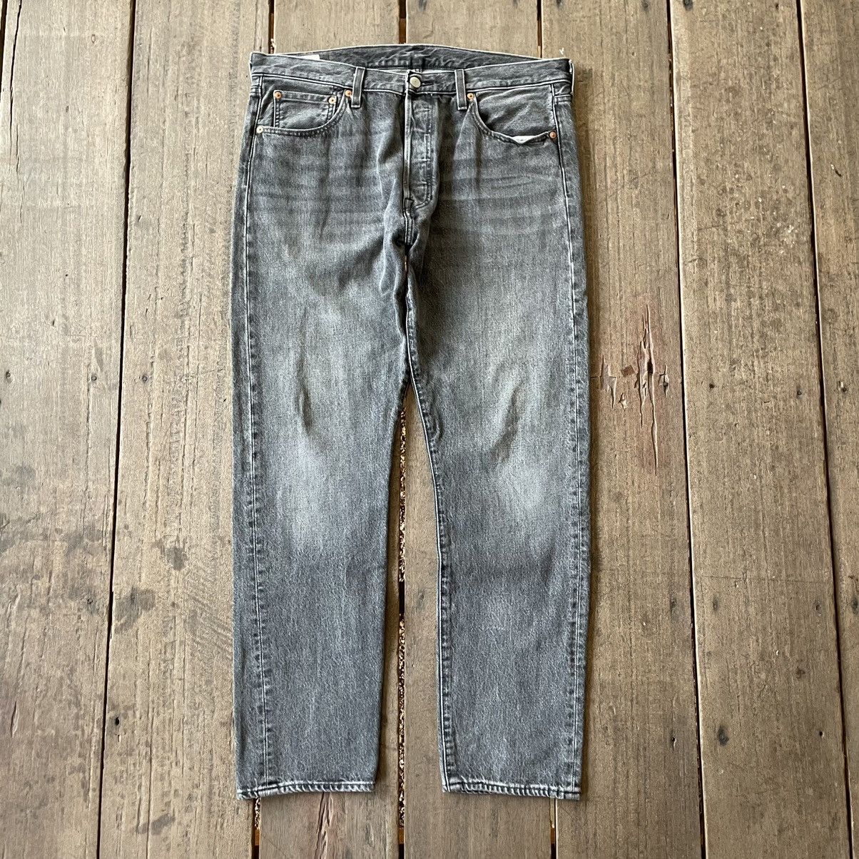 Levi's 🔥Vintage Levis Big E Stoned Washed Black Striaght Jeans Size US 36 / EU 52 - 1 Thumbnail