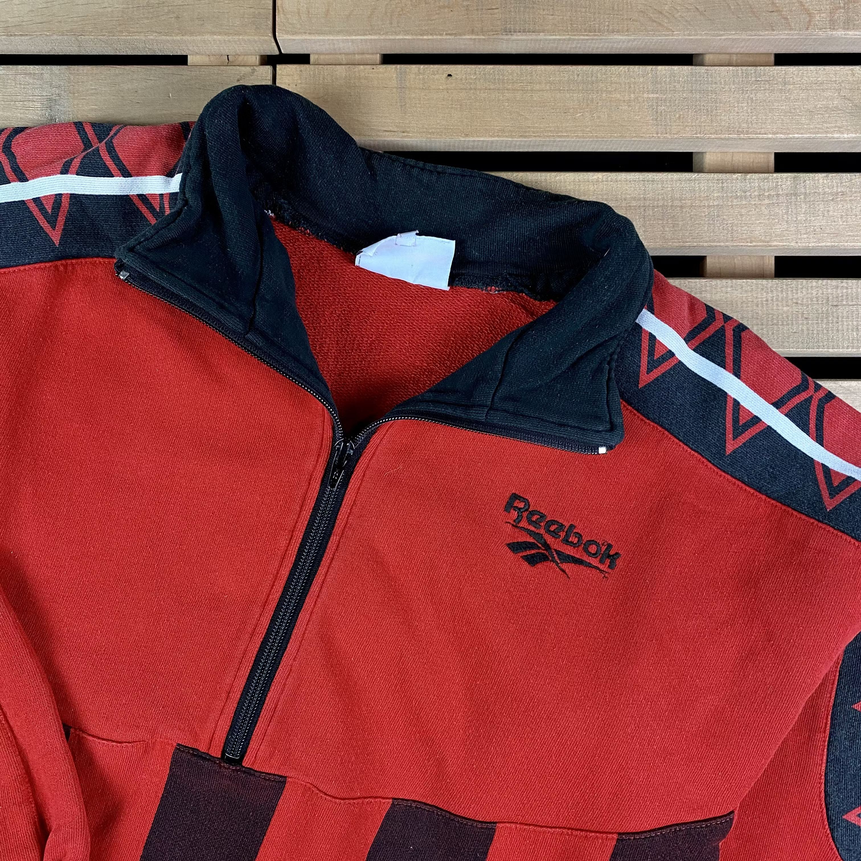 Reebok × Vintage Men’s Sweatshirt Reebok Vintage 1/3 Zip Size L Size US L / EU 52-54 / 3 - 2 Thumbnail
