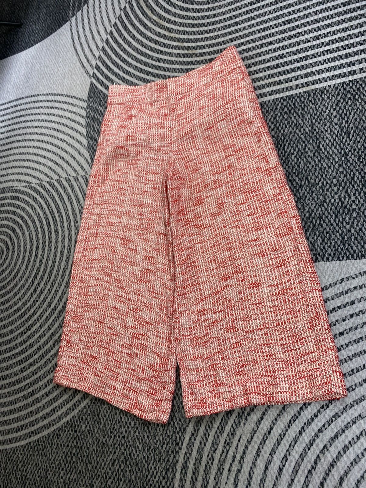 Scanlan Theodore Scanlan Theodore Tweed Knit Wide Leg Pants Size 33" - 4 Thumbnail