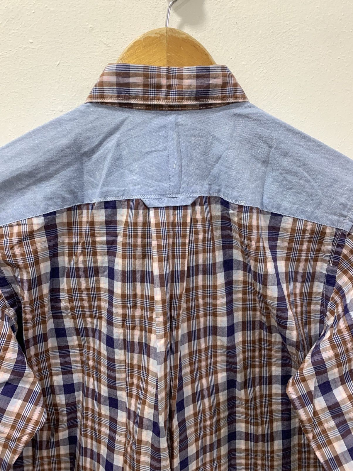 Junya Watanabe JUNYA WATANABE MAN COMME des GARÇONS CHECK PATTERNED SHIRT Size US XS / EU 42 / 0 - 6 Thumbnail