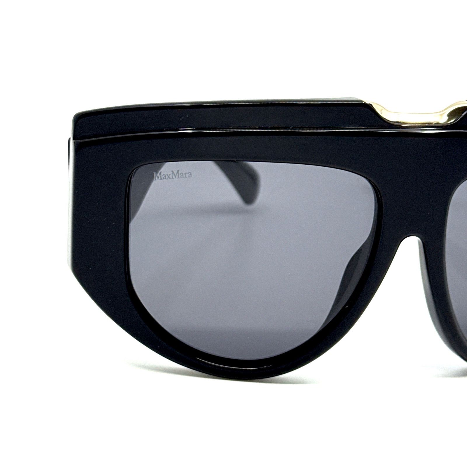 Max Mara New, MAXMARA Sunglasses Orsola MM0083 01A Authentic Size ONE SIZE - 4 Thumbnail