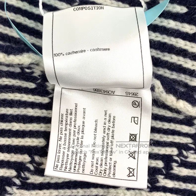 Other Chanel Colour-blocked snowflake jacquard cashmere turtlene Size XS / US 0-2 / IT 36-38 - 8 Thumbnail