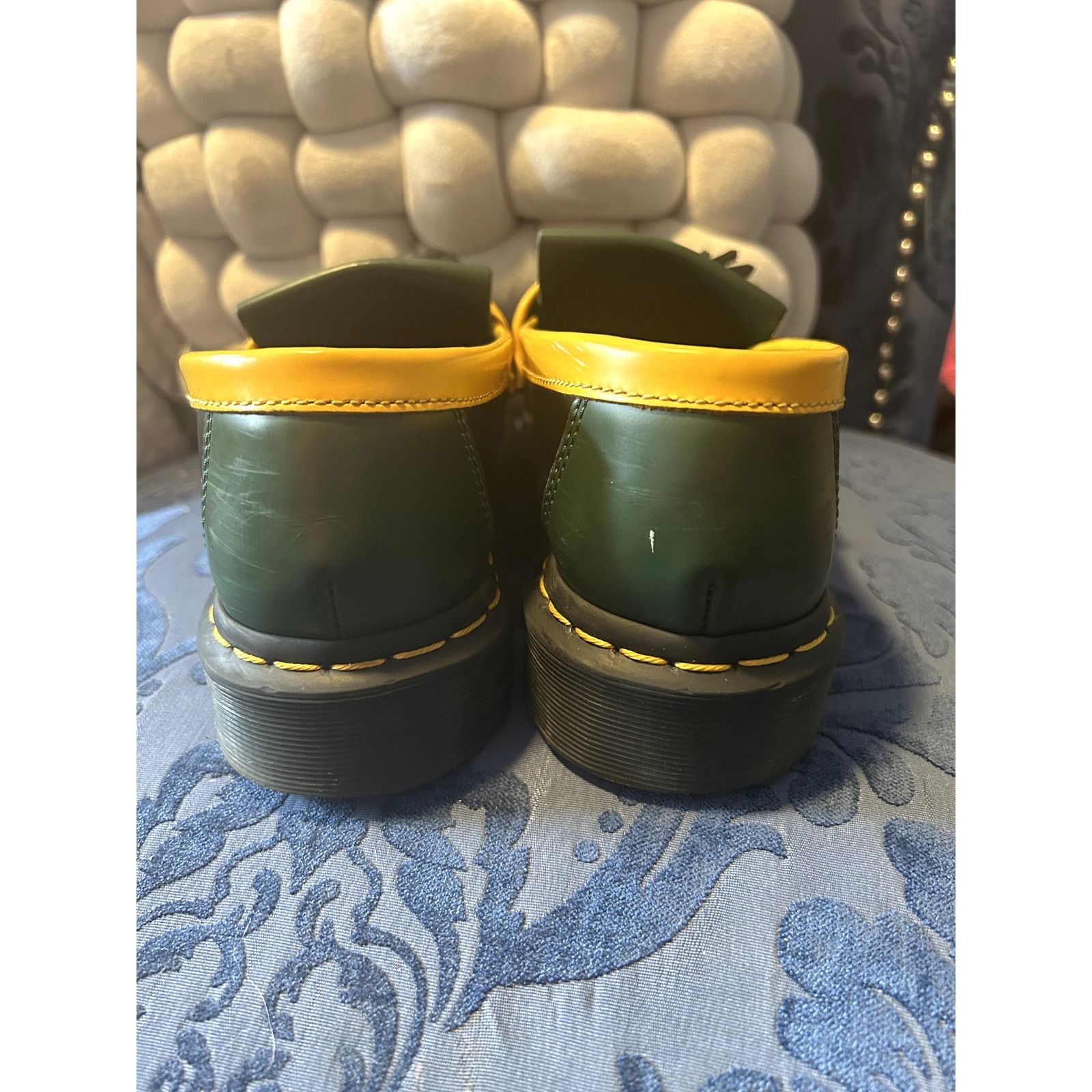 Dr. Martens Dr Martens Adrian Yellow Green Black Loafer Size 8/EU 39 Size US 8 / IT 38 - 4 Thumbnail